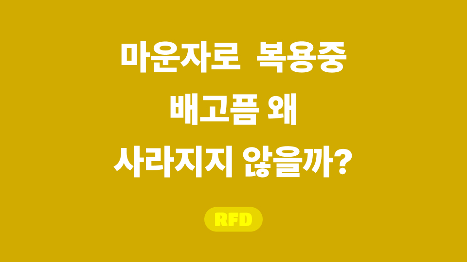 마운자로 배고픔
