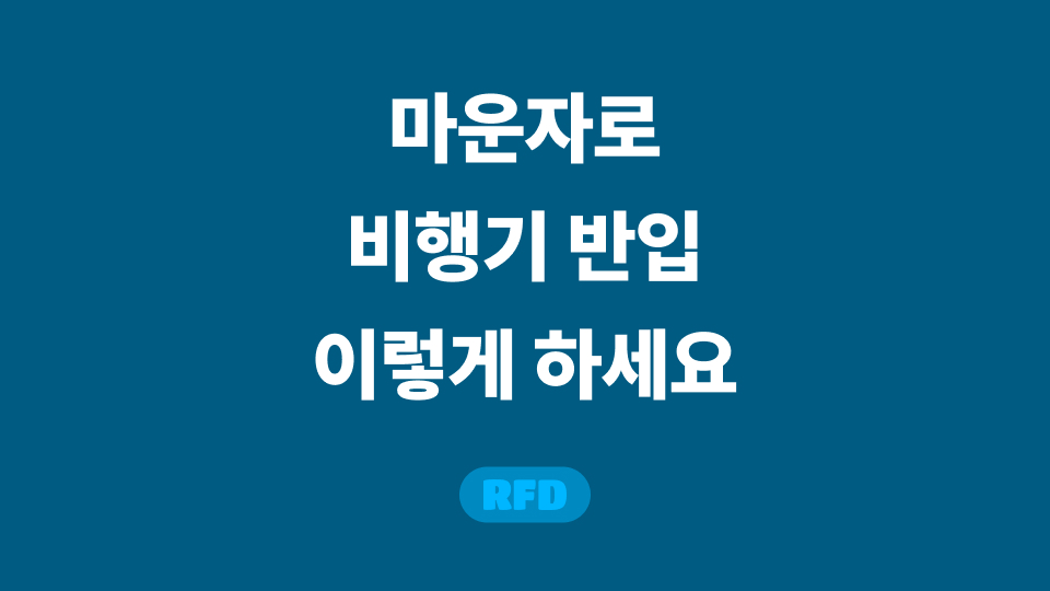 마운자로 비행기