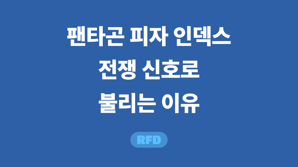 PENTAGON PIZZA INDEX