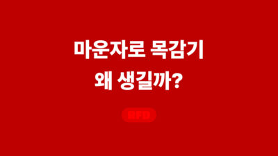 마운자로 목감기