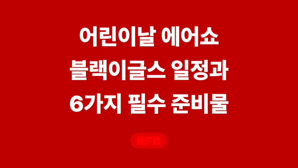 어린이날 에어쇼